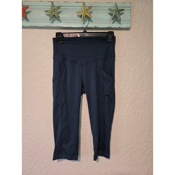 FP Movement by Free People Pants - Free People Movement Teal Cropped Leggings